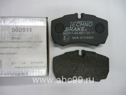 Колодки тормозные комплект Iveco Daily 960911